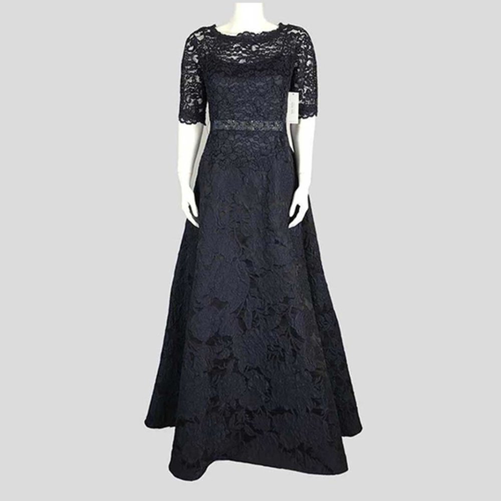 Rickie Freeman Lace Gown - 4US